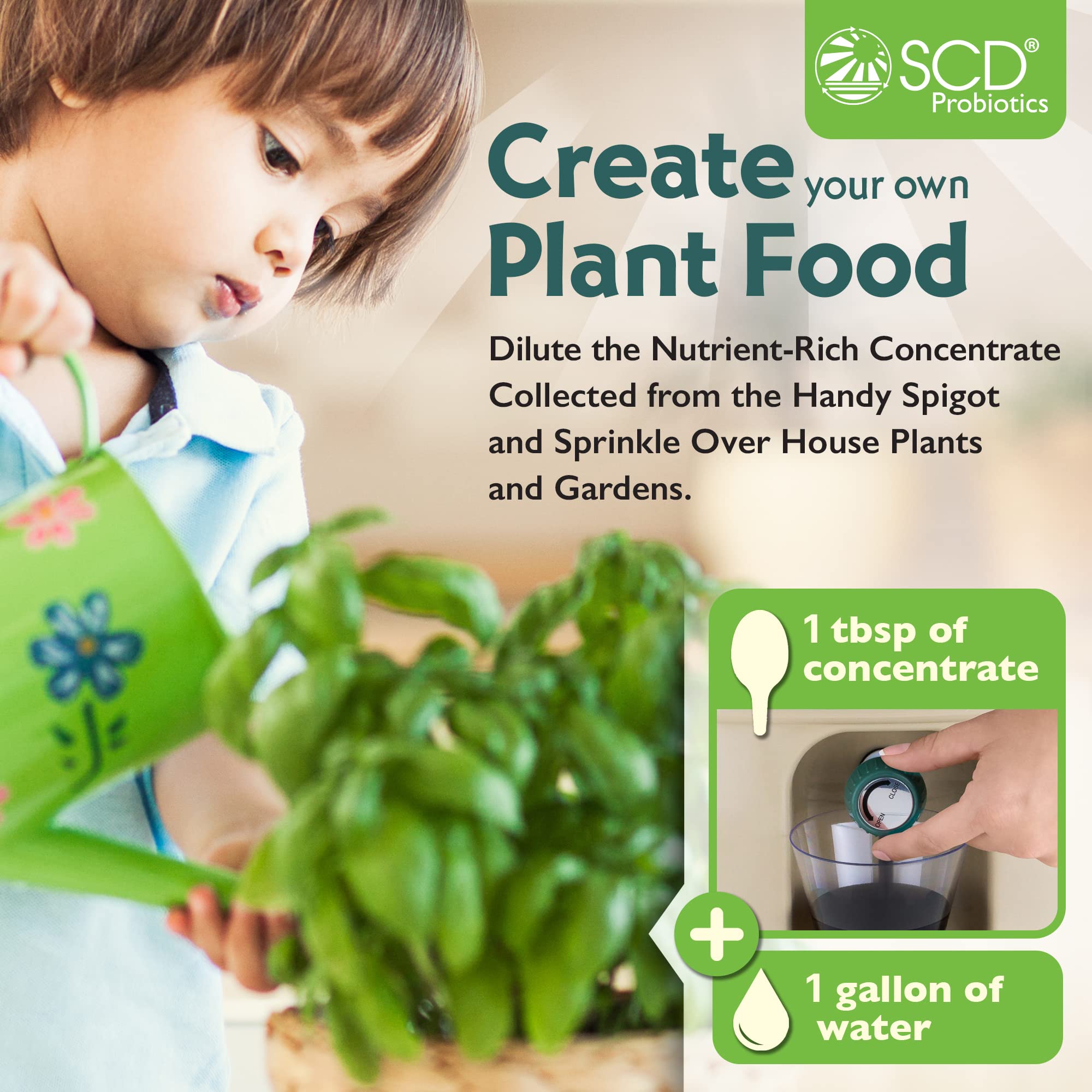 Tight-sealing lid and odor-control features of the SCD Probiotics bin