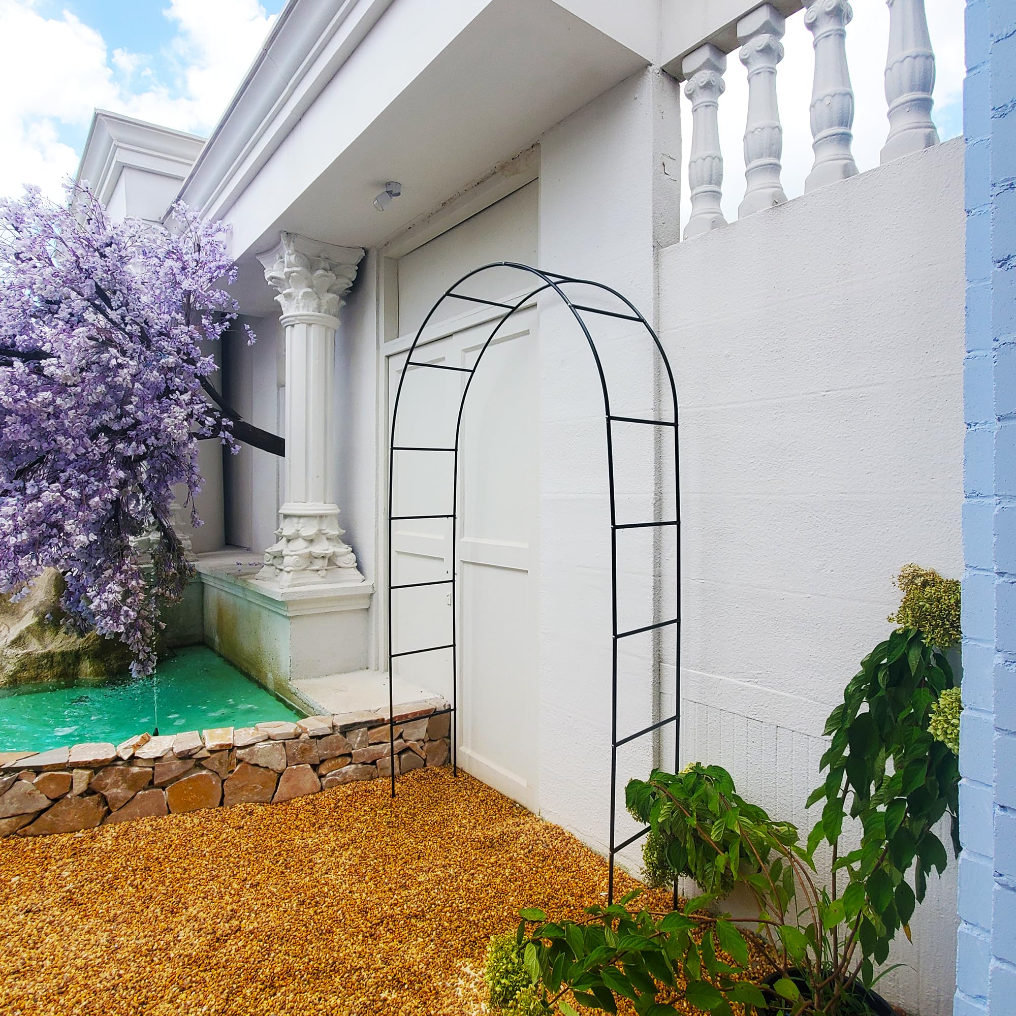 SCENDOR climbing plants support arch encourages vines to climb