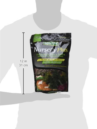 Schultz 018064 SPF48220 label close-up highlighting sustained feeding for healthy growth.