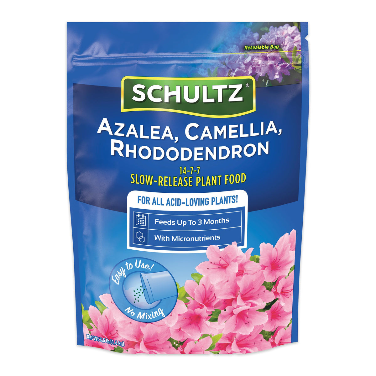 Schultz SPF48340 slow-release ACR fertilizer bag for steady lawn feeding