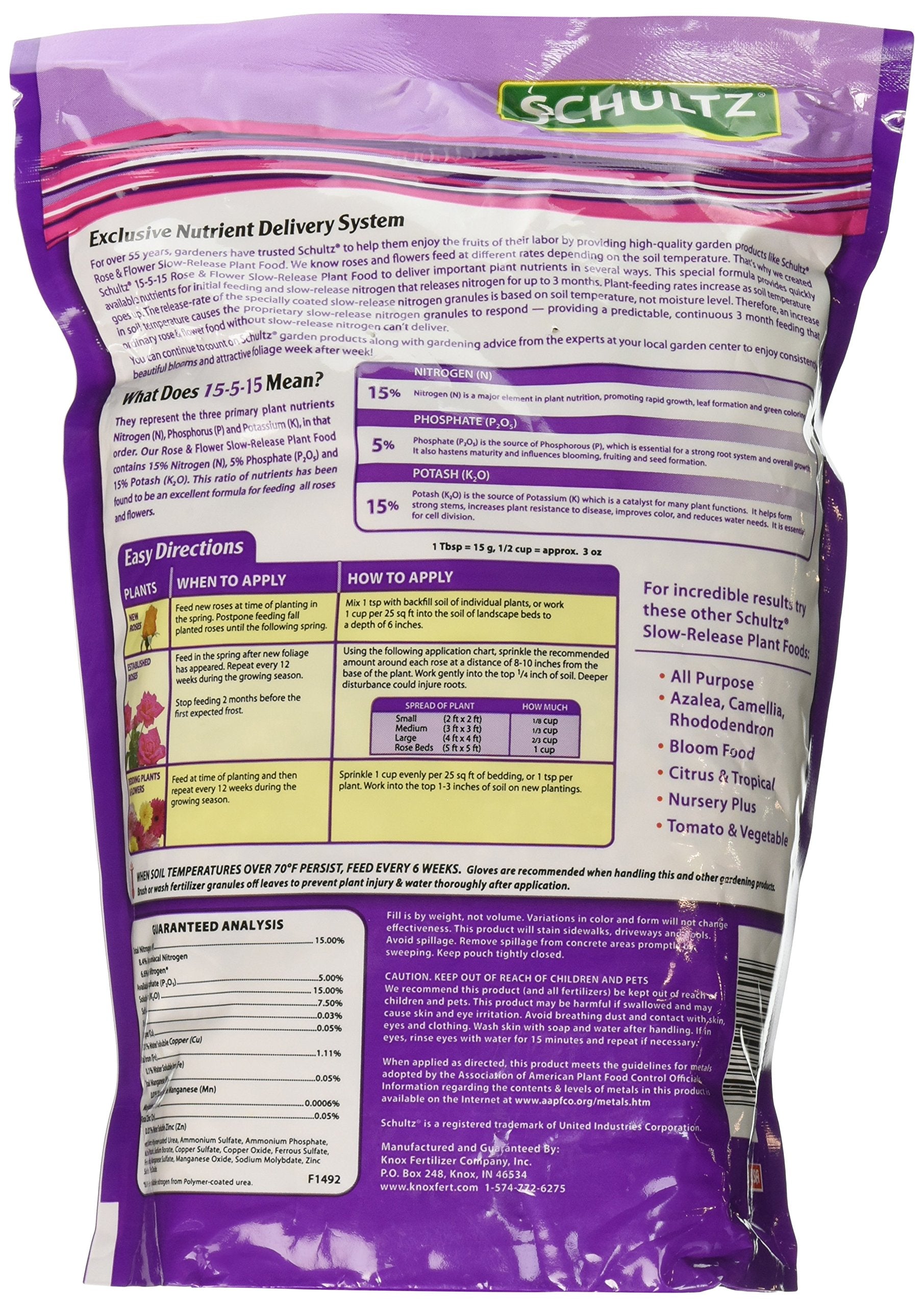 Schultz SPF48410 rose-and-flower granules close-up for steady garden feeding