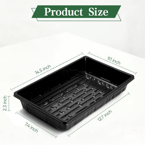 Sckee no holes trays prevent leaks while supporting versatile media