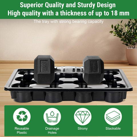 Sckee tray stacked for storage showcasing space-saving design.
