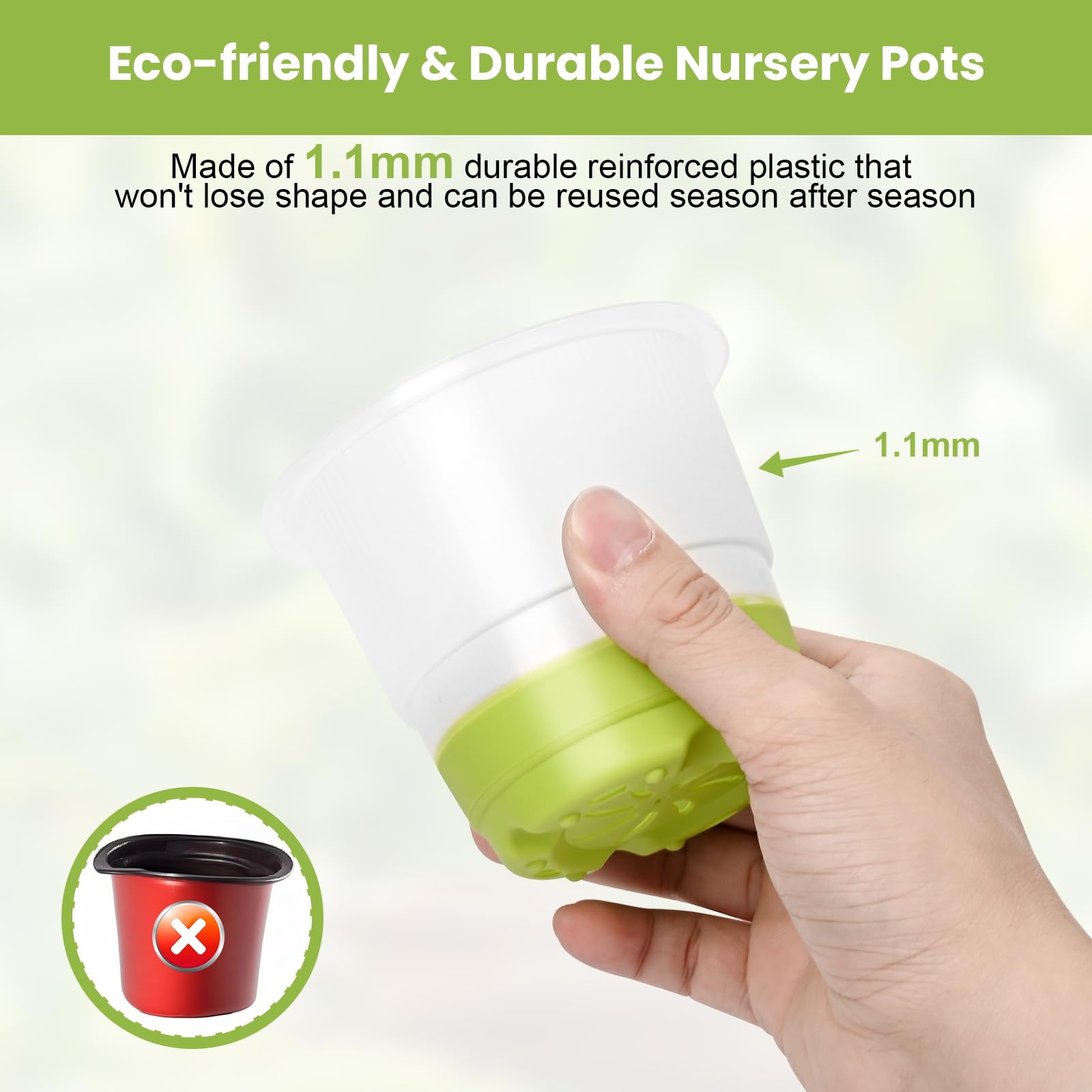 Sckee plant labels included help you track growth and care.