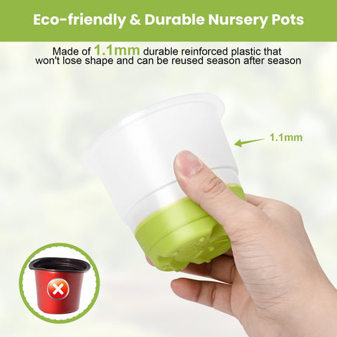 Sckee plant labels included help you track growth and care.
