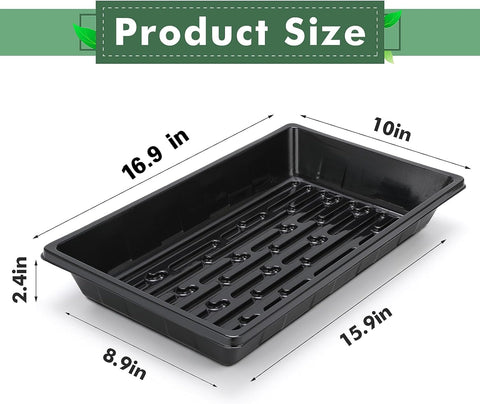 Sckee upgraded indoor gardening tray ideal for greenhouses and patios