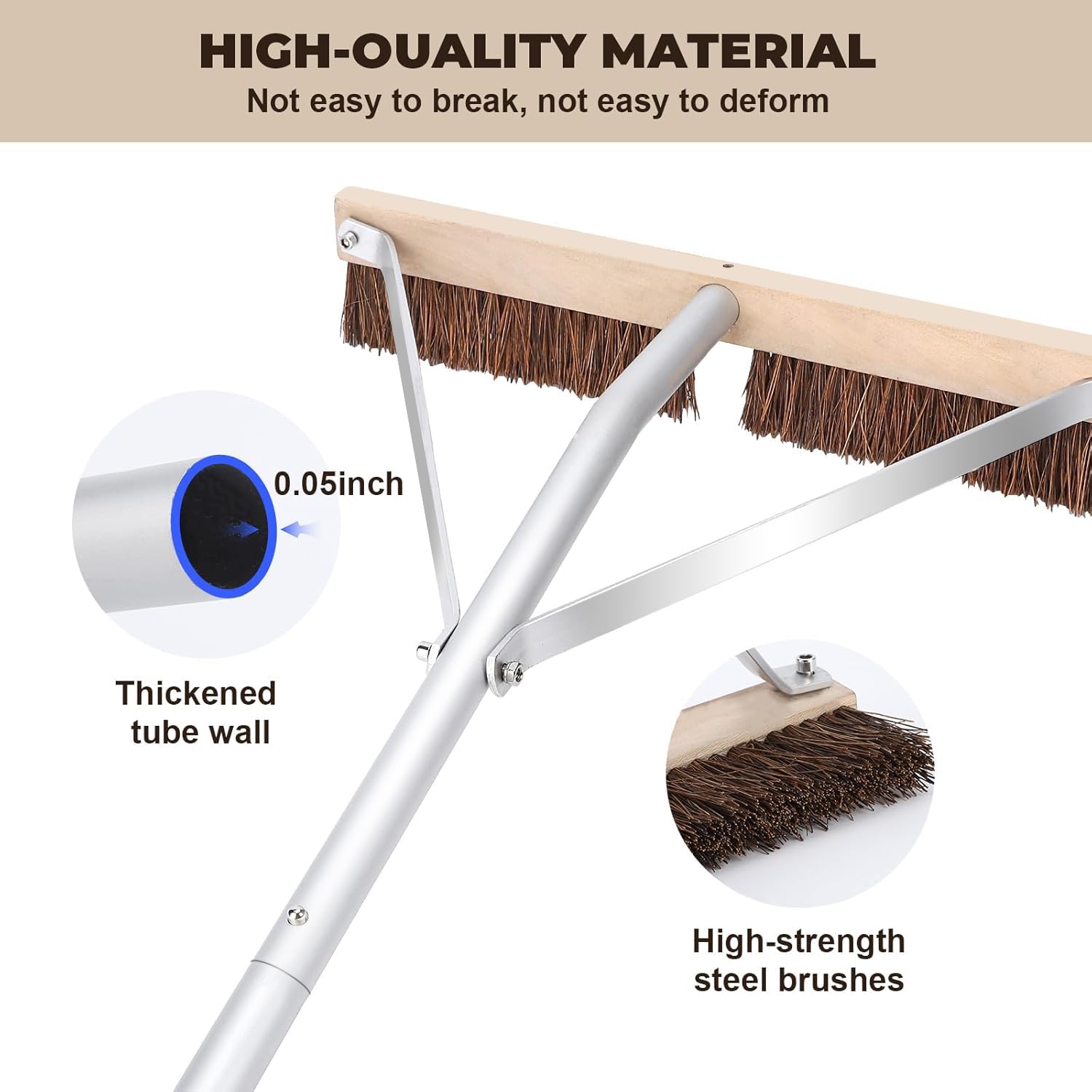 SCNKKL Easy Install connects rods to brush head fast.