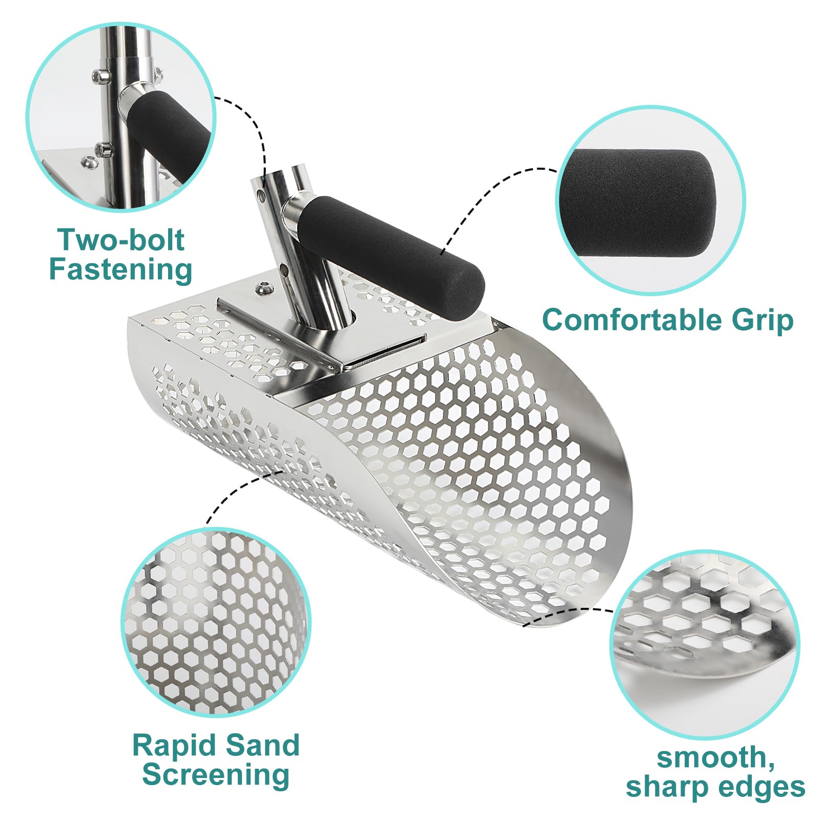 SCNKKL two-in-one design with extension pole for adjustable digging height