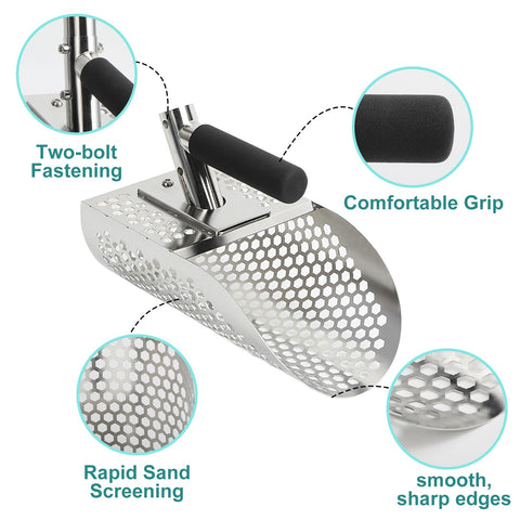 SCNKKL two-in-one design with extension pole for adjustable digging height