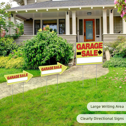 SCNWQ weatherproof yard signs resist rain and sun.