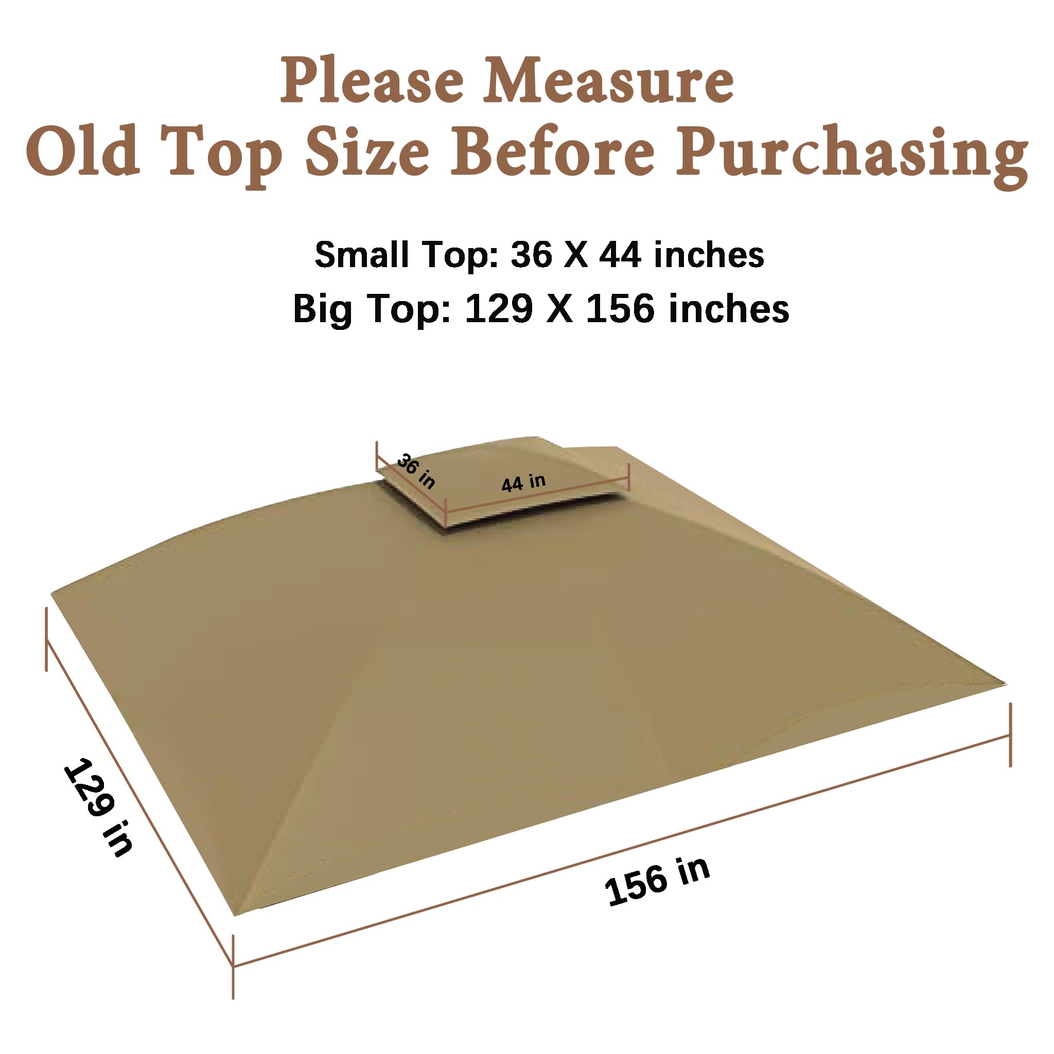 SCOCANOPY Crestfield 11x13 water-repellent fabric to shed moisture