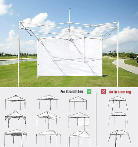 SCOCANOPY door packaging includes one panel for easy setup.