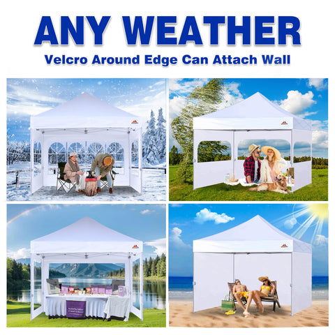 Easy Velcro strap installation for a quick, secure canopy setup
