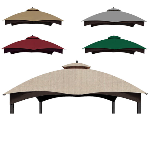 SCOCANOPY light beige replacement top front view; durable, water-resistant shade for outdoor use.