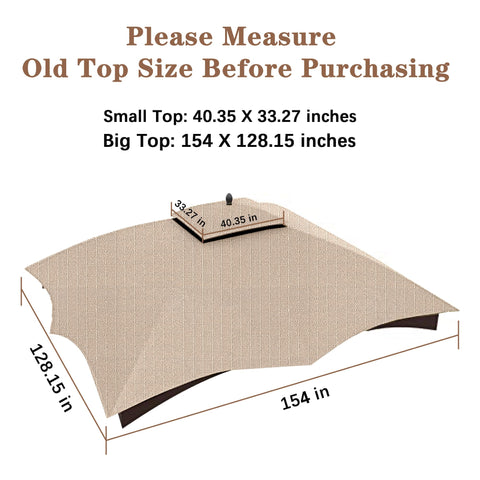 SCOCANOPY replacement top water-resistance close-up; reliable protection against rain.
