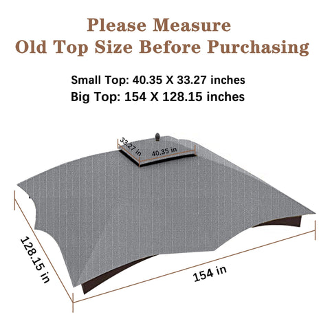 SCOCANOPY replacement top packaging image shows contents and quick installation