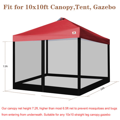 SCOCANOPY breathable mesh promotes air flow while keeping debris out