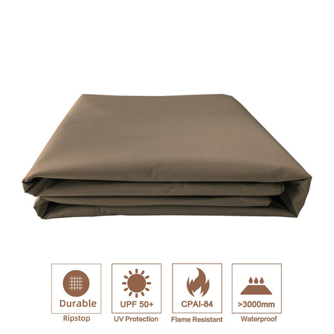 SCOCANOPY water-repellent coating close-up on fabric