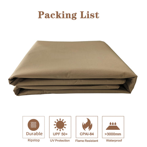 SCOCANOPY replacement canopy weather-ready fabric in outdoor light.