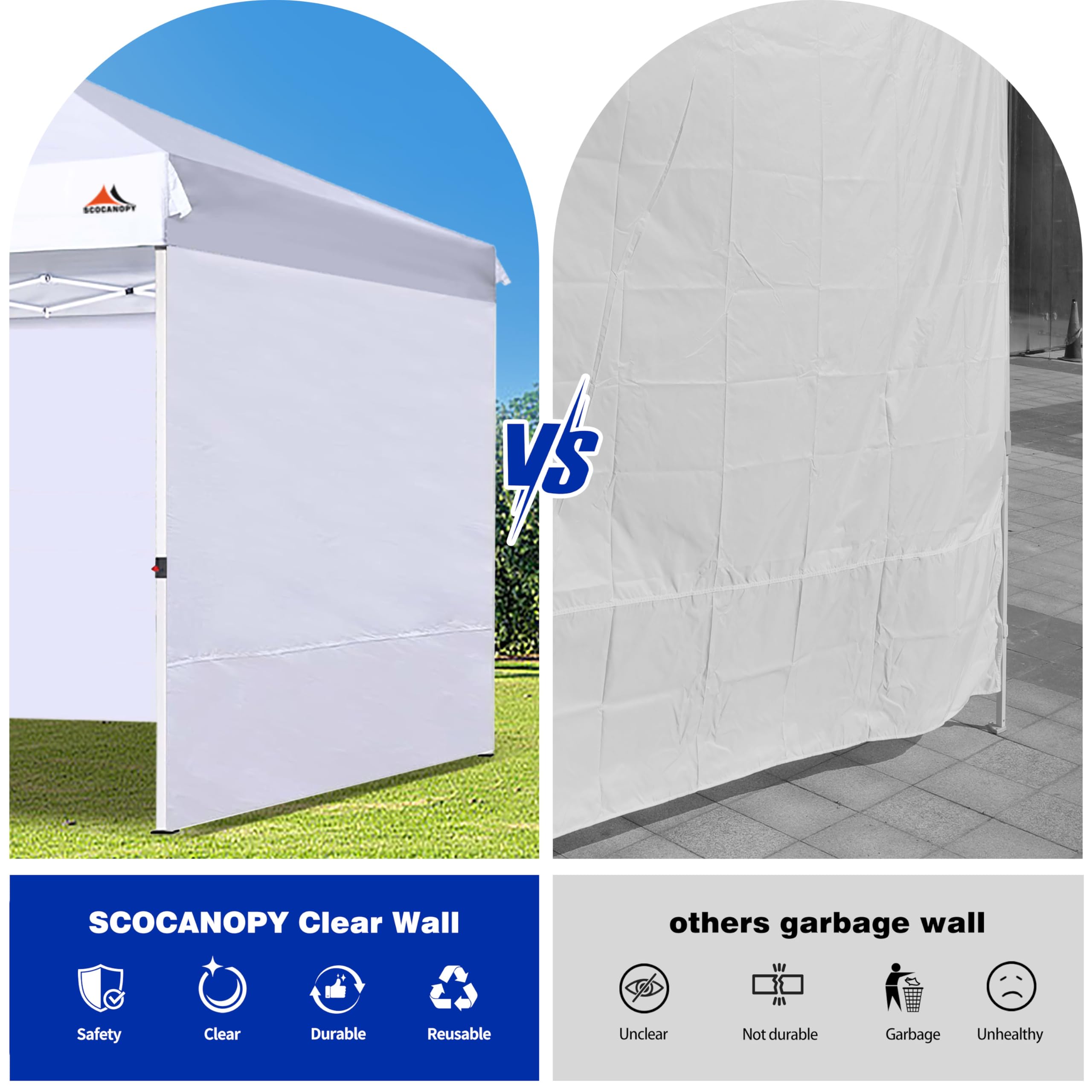 SCOCANOPY SunWall three-pack provides flexible, budget-friendly event protection.