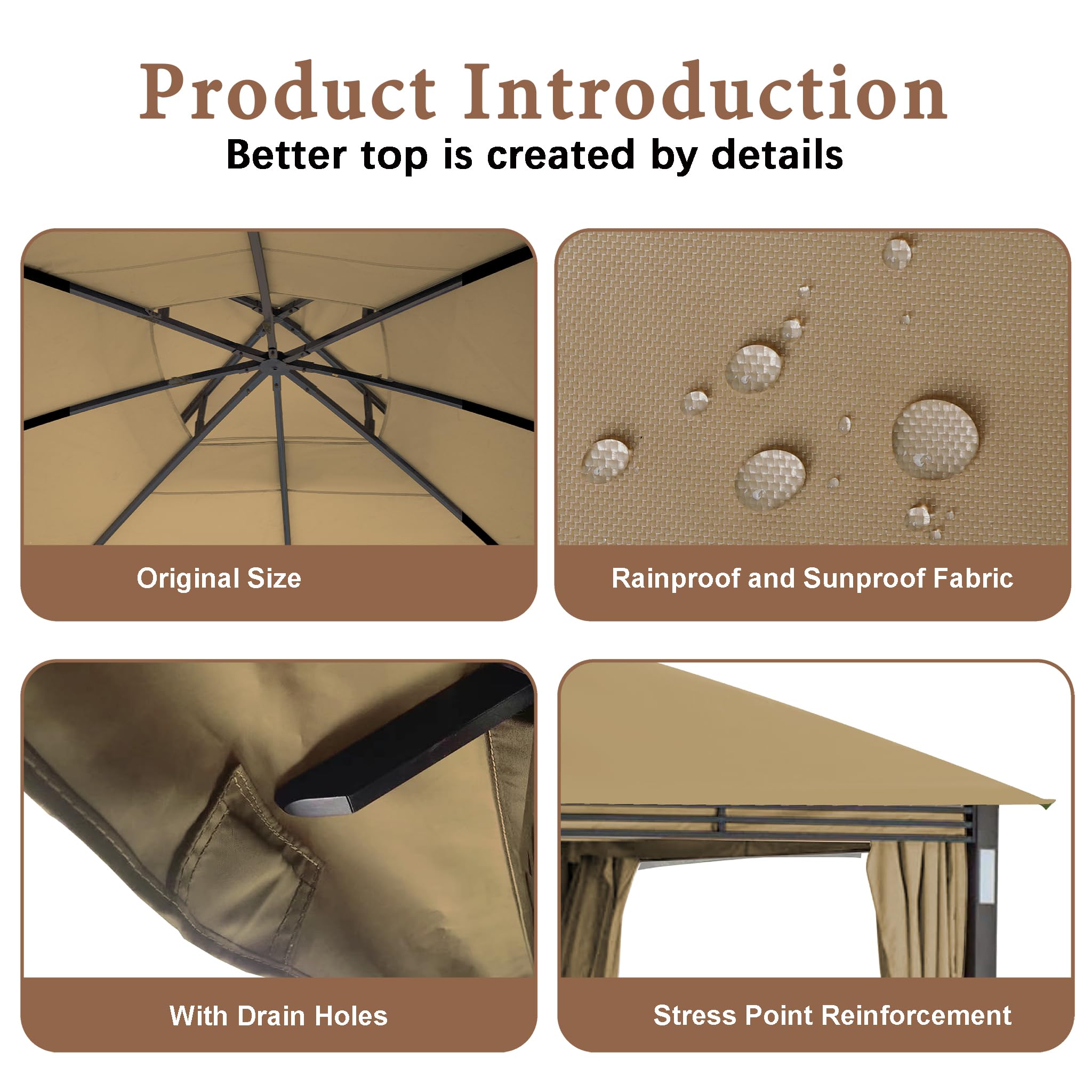 SCOCANOPY UV-protected polyester fabric shown for outdoor shade