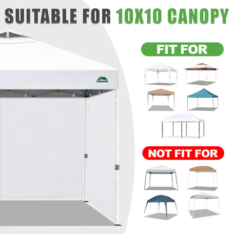 SCOMANAGE sidewall suited for USA outdoor events and street vending.