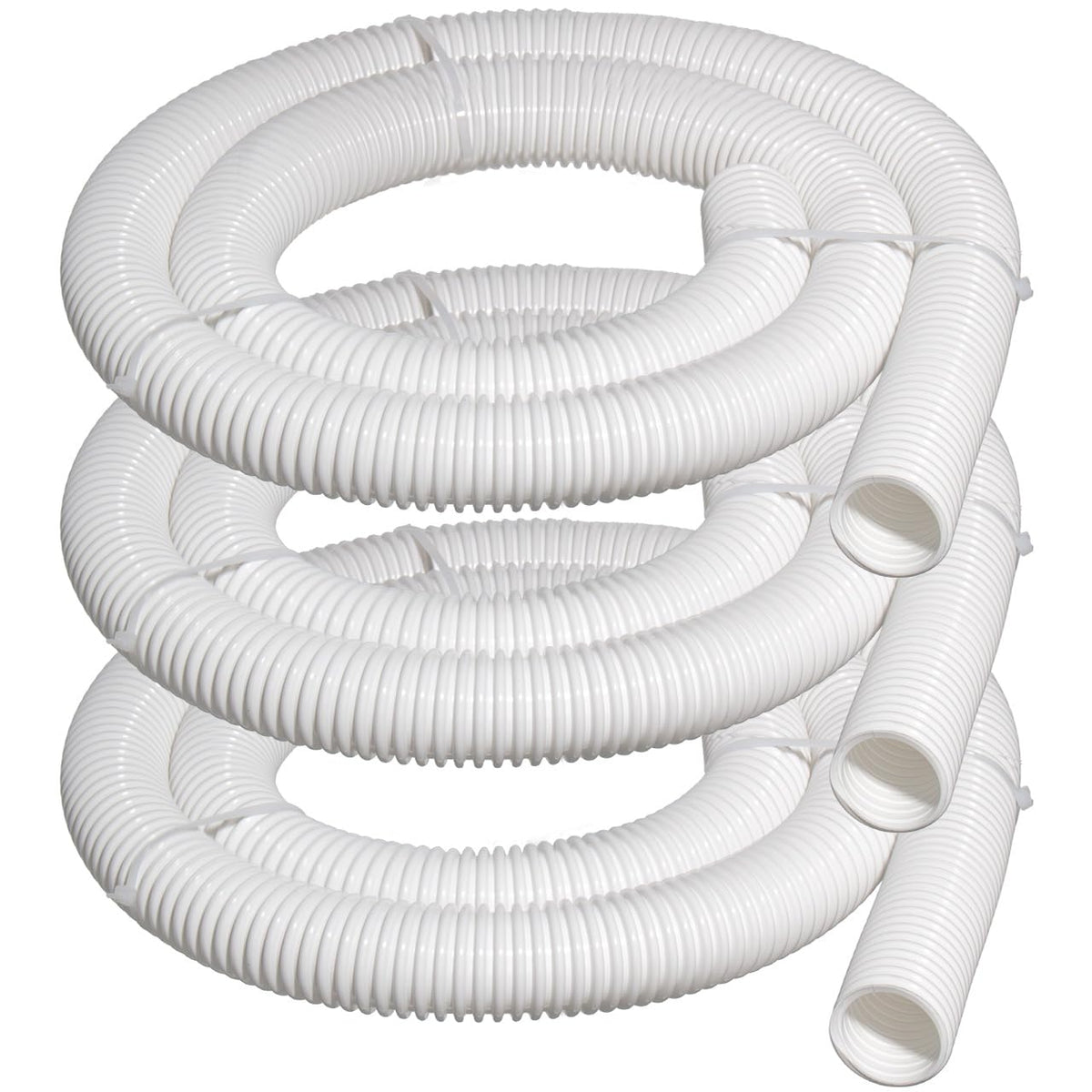 Sconva 9-100-3102 6ft cuff-less feed hose in white for durable pool cleaning performance