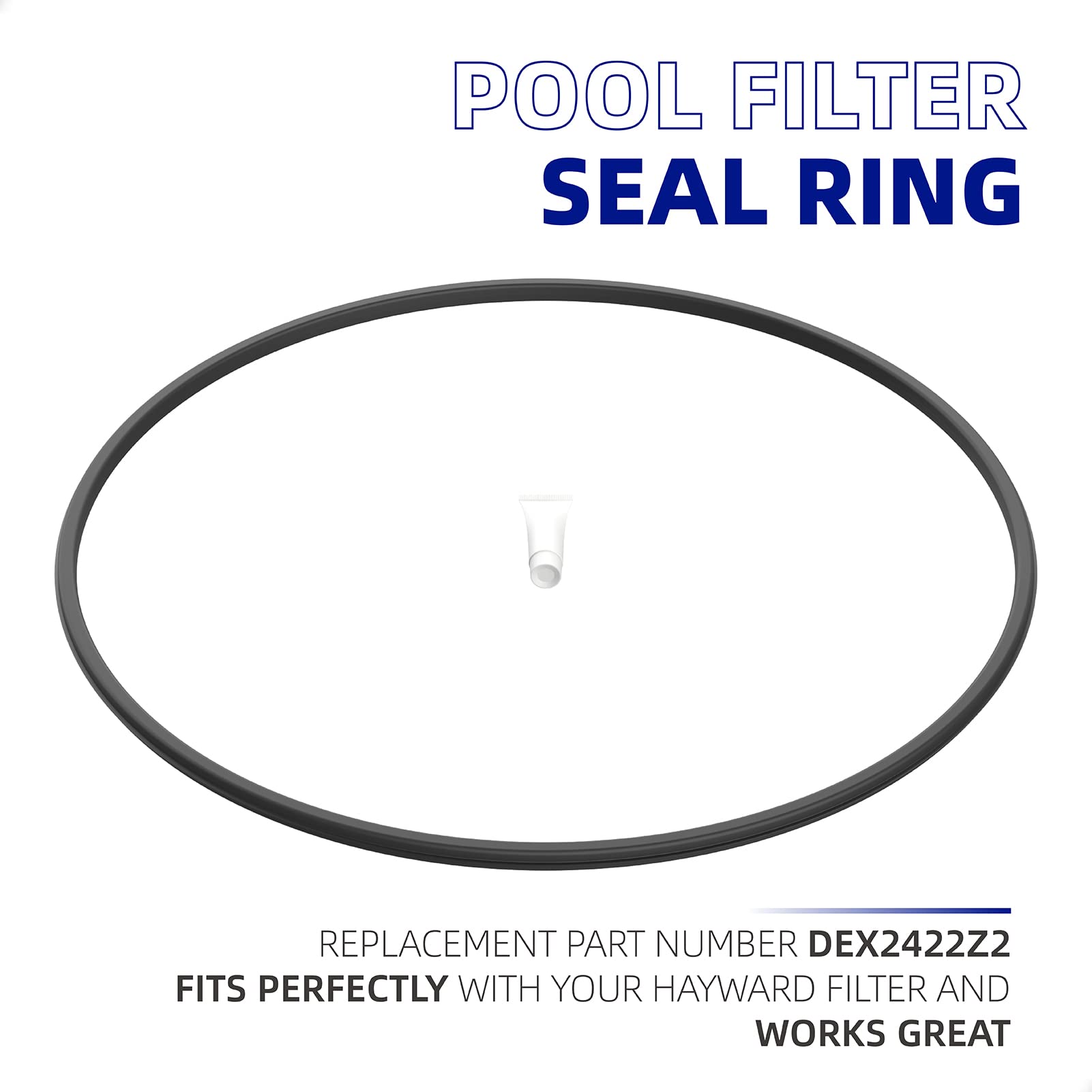 Sconva DEX2422Z2 metal seal helps prevent leaks between filter halves.