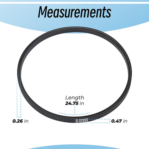 Sconva drive belt for PowerSmart DB7659H—helps maintain tension and consistent power transfer.
