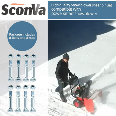 Sconva durable stainless steel pins suited for cold weather use