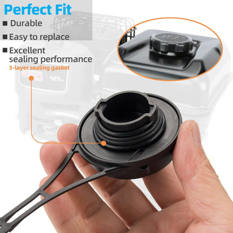Sconva 799585 cap for 625E engine helps prevent leaks while mowing