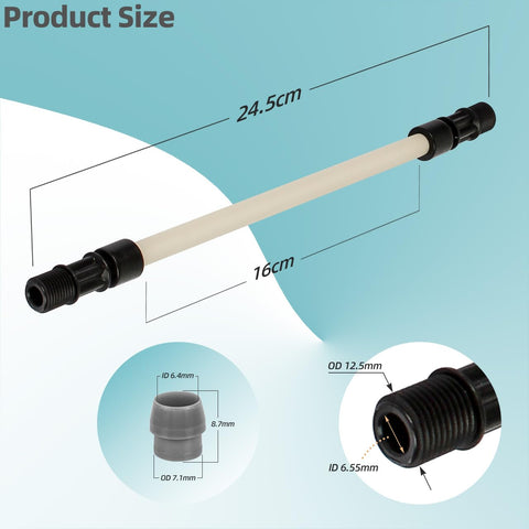 Sconva MCCP202 pump tube 2 fitment demonstrates easy replacement with QuickPro heads
