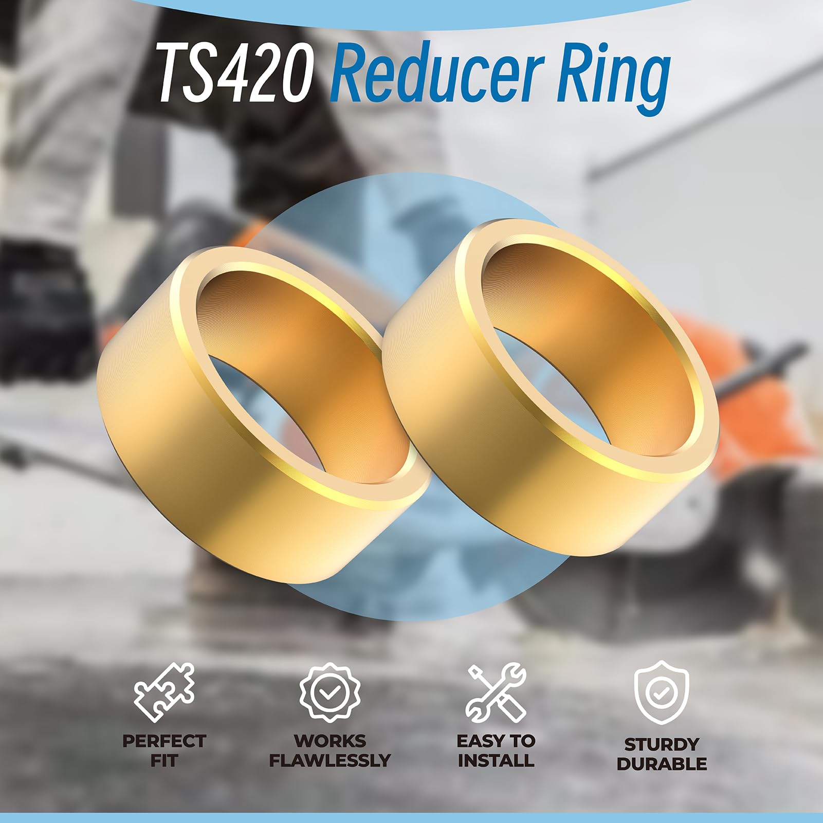 Pack of two 630-295 rings for ready replacements