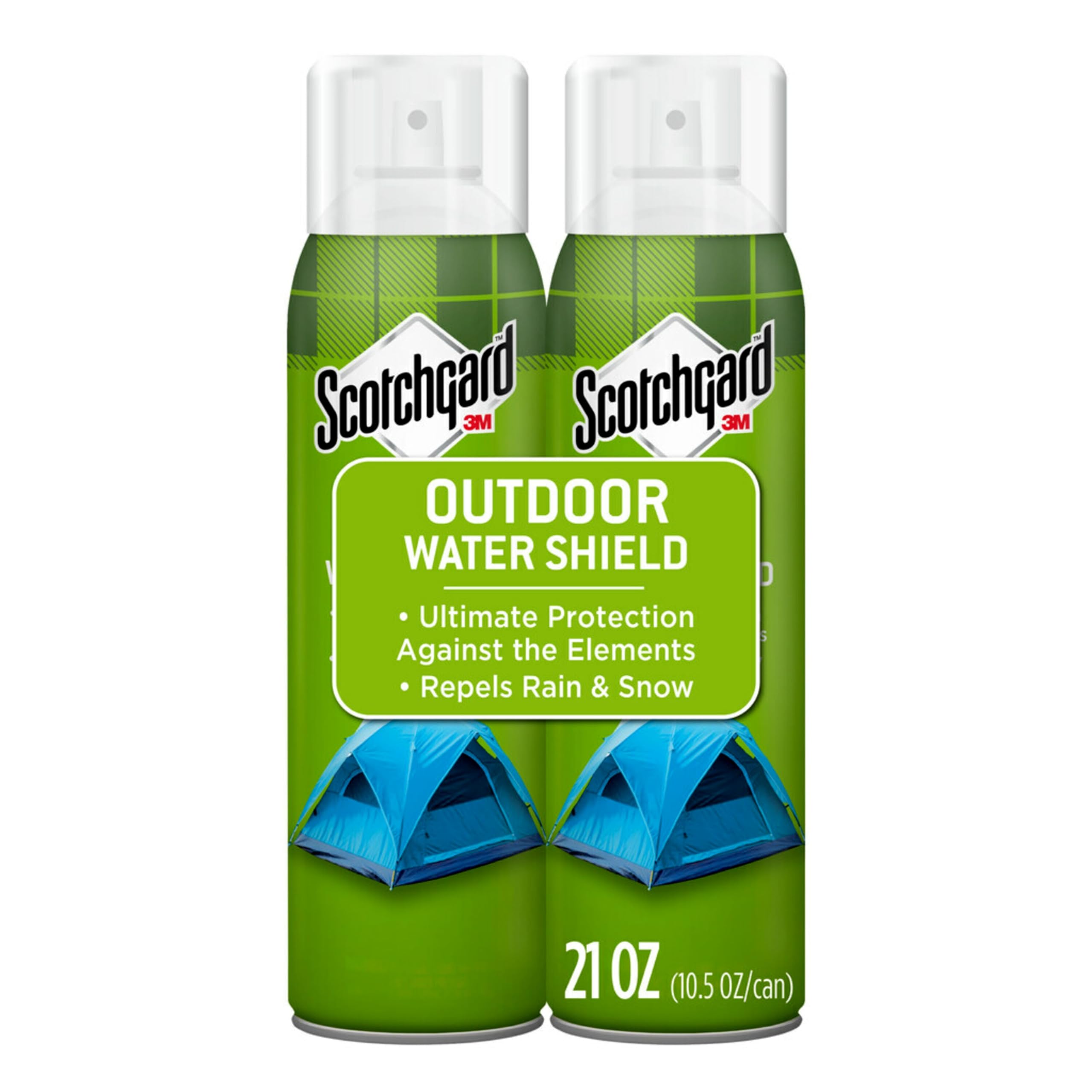 Scotchgard Water Shield applied on a jacket to repel rain.