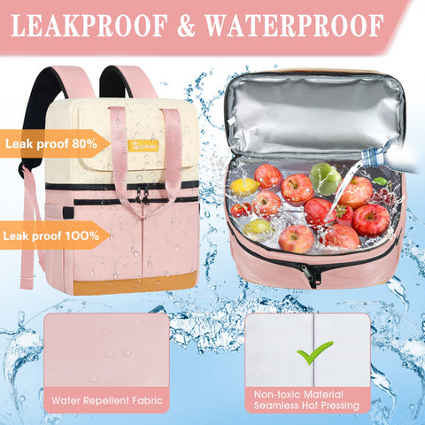 Scothen cooler dual-compartment layout supports hot and cold separation.