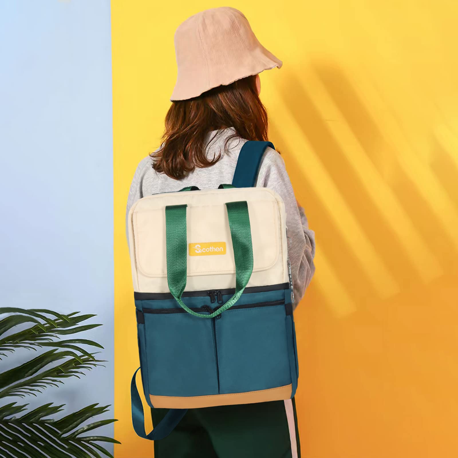 Scothen cooler includes luggage sleeve for travel ease