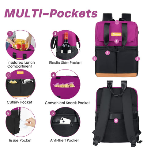 Stylish tote-backpack hybrid perfect for travel, beach, and daily use.
