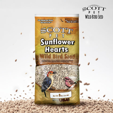 Scott Pet Wild Bird Seed is compatible with all feeder types