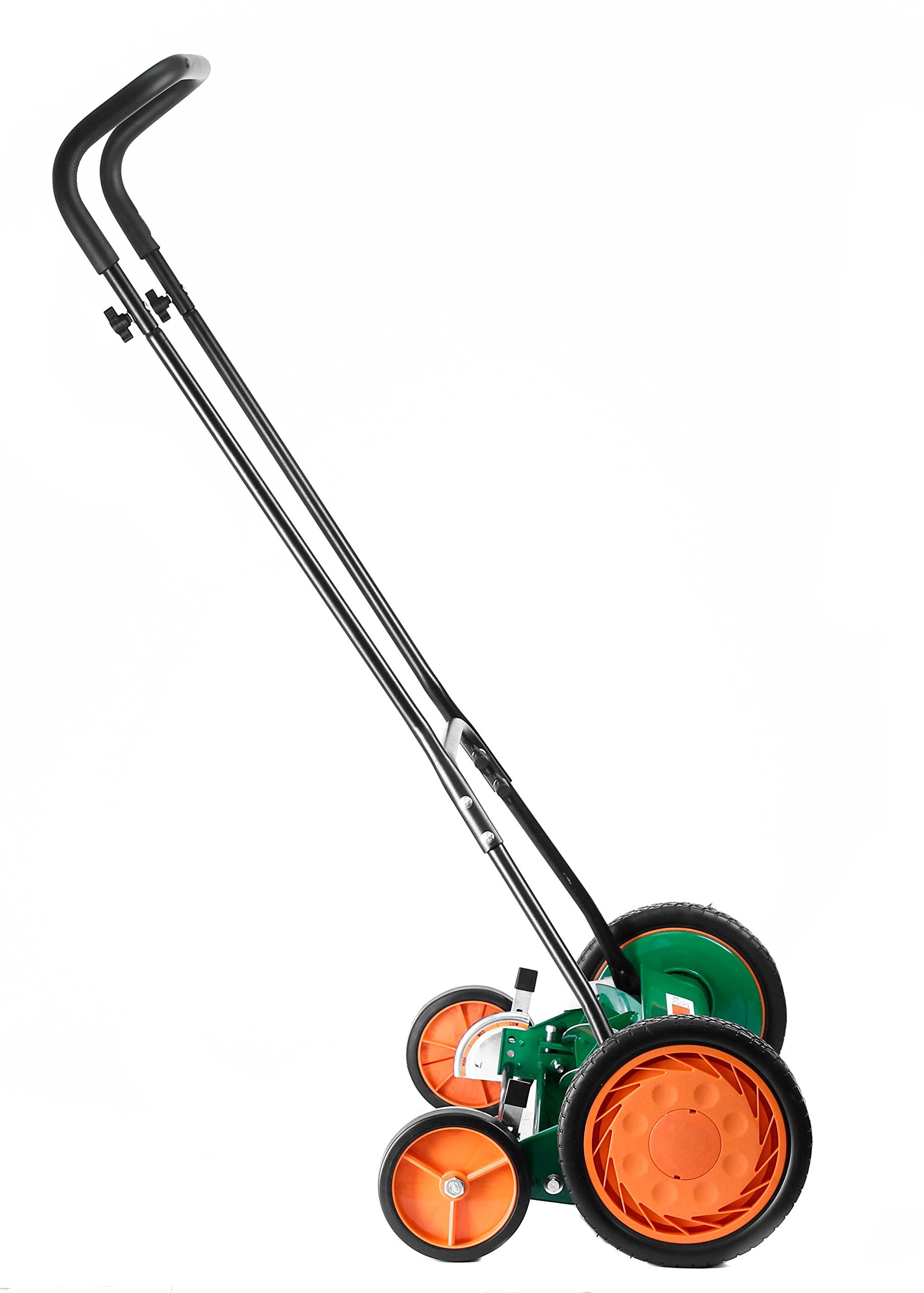 Scotts 2000-20S five-blade reel close-up with blade visibility