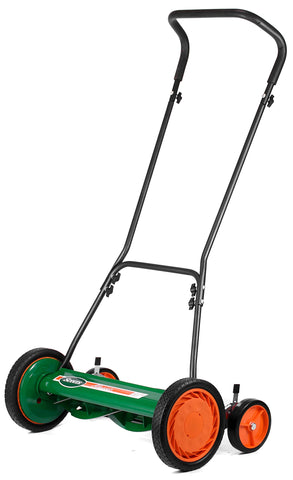 Scotts 2000-20S classic push reel mower front view for easy, quiet mowing