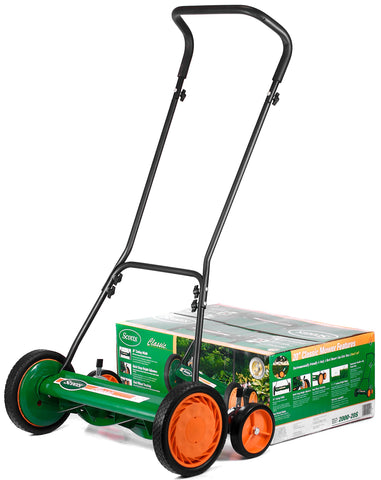 Scotts 2000-20S lightweight, engine-free design for easy handling