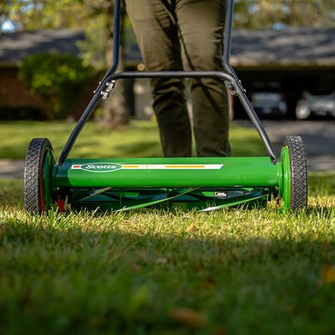 Scotts 2000-20S quick-snap height feature for precise cuts