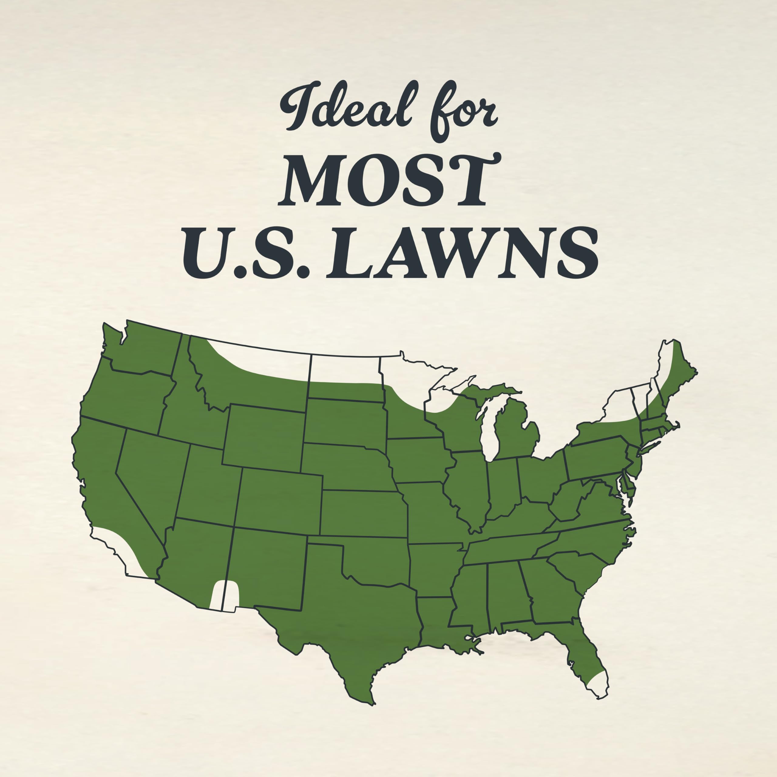 Scotts Clover Seed spring or fall planting with ideal temperatures.