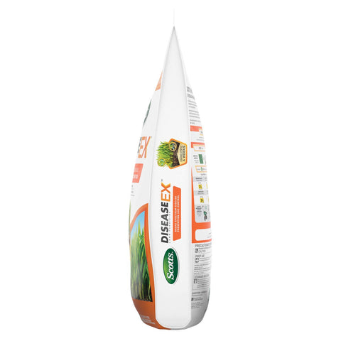 Scotts DiseaseEx spreader application enables even coverage on a lawn.