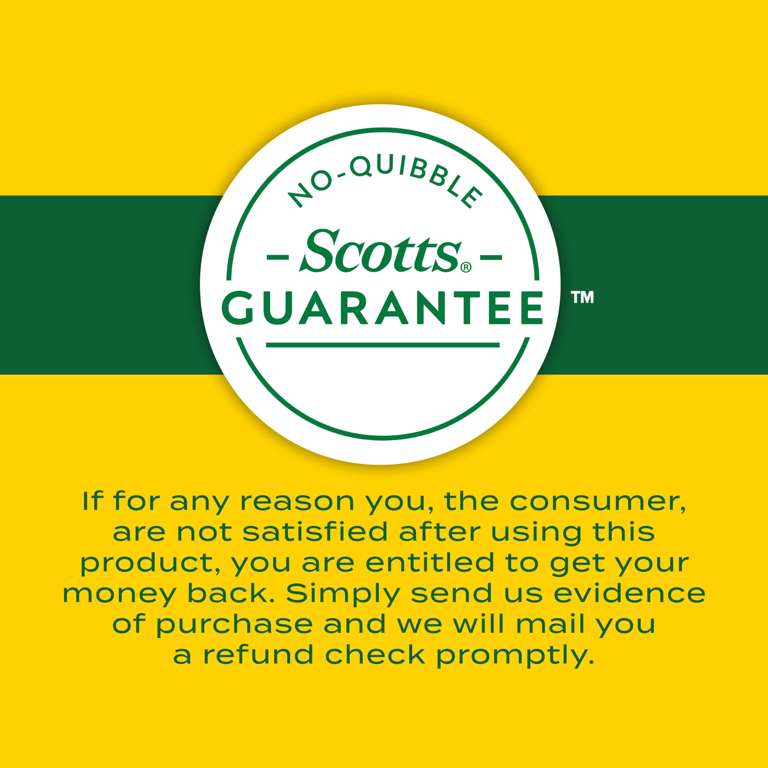 Scotts spray pattern promotes even coverage over lawns.