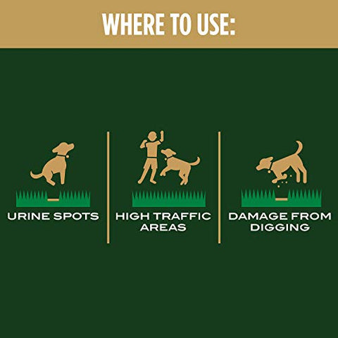 Scotts EZ Seed Dog Spot Repair tackifier helps seeds stay in place.