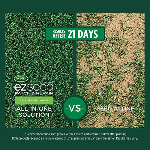 Scotts EZ Seed tackifier helps prevent seed wash-away.