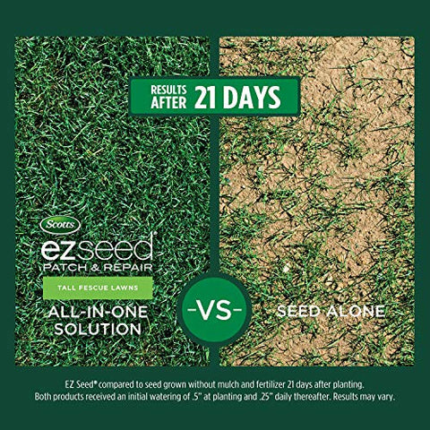 Scotts EZ Seed tackifier helps prevent seed wash-away.