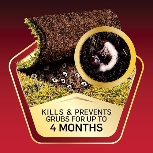 Scotts GrubEx1 provides up to four months of grub protection.