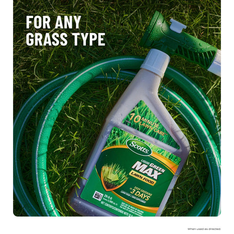 Lawn resilience visible after using Scotts Liquid Green Max in heat.